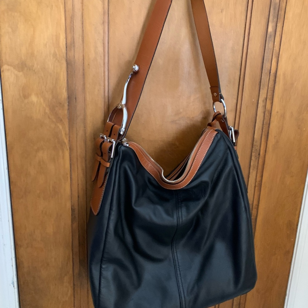 Lauren Ralph Lauren Farringdon Leather Hobo